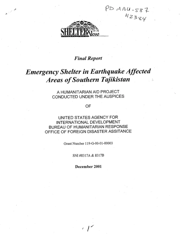 Annual progress report on a unit for repair, maintenance and innovation of scientific equipment, 8.020