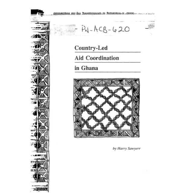 Country-led aid coordination in Ghana