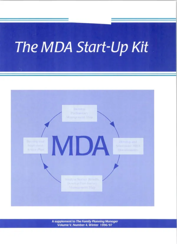 The MDA start-up kit