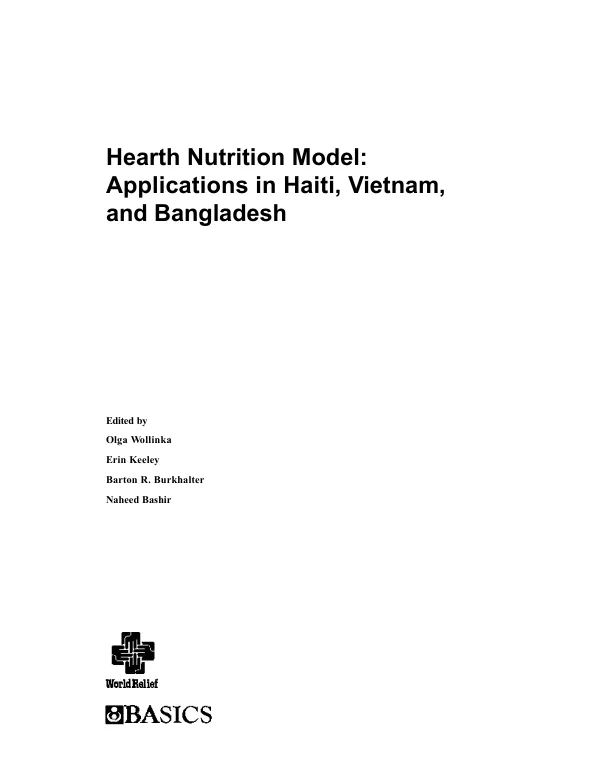 Hearth nutrition model : applications in Haiti, Vietnam, and Bangladesh