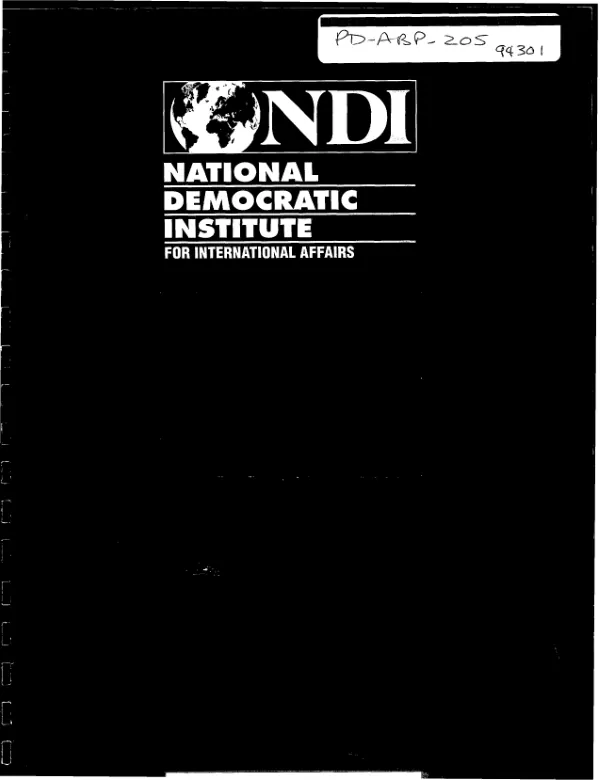 Final report : Niger -- USAID grant no. 624-0282-G-00-5049-00 : September 1995 to November 1996