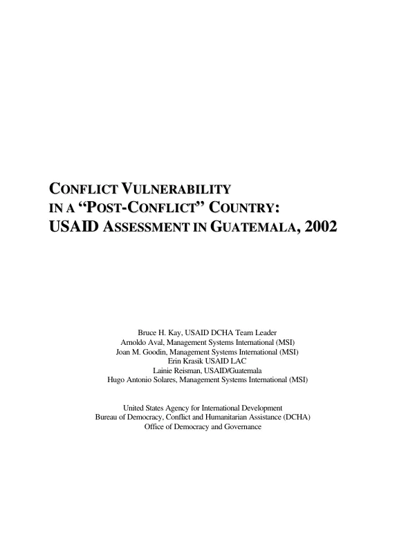 AE services for the transportation feasibility for linking the West Bank and Gaza Strip (294-C-00-05-00233-00) : draft final report -- volume I, main report