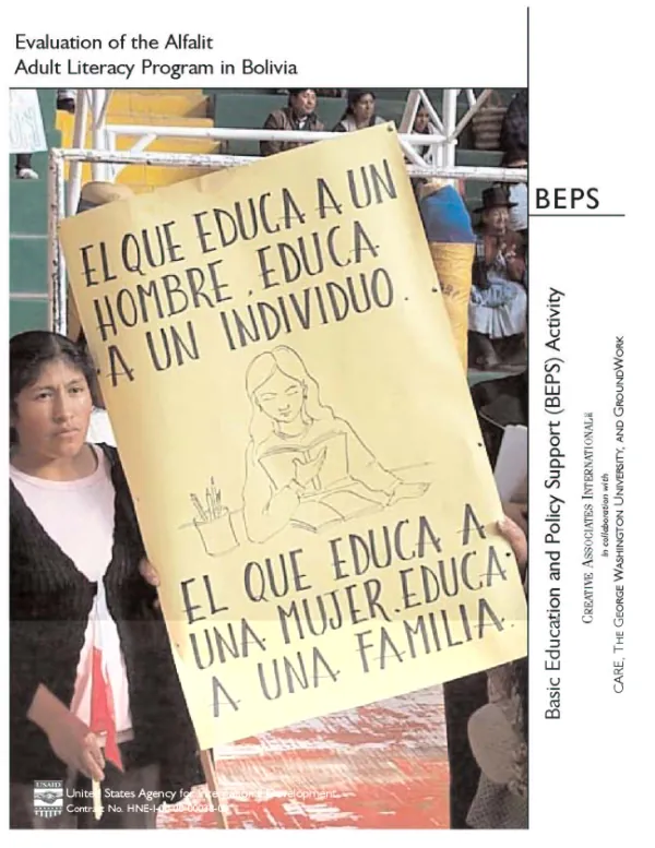 Evaluation of the Alfalit adult literacy program in Bolivia