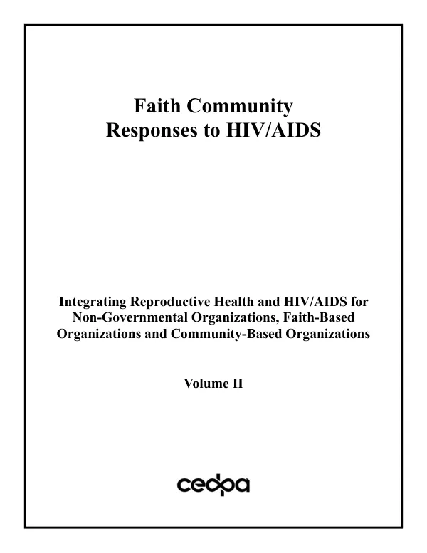 Faith community responses to HIV/AIDS