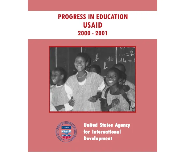 Progress in education : USAID 2000-2001