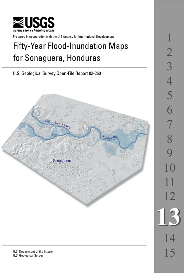 Fifty-year flood-inundation maps for Sonaguera, Honduras