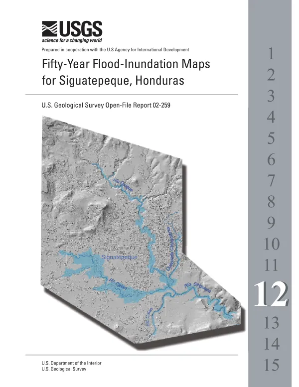 Fifty-year flood-inundation maps for Siguatepeque, Honduras
