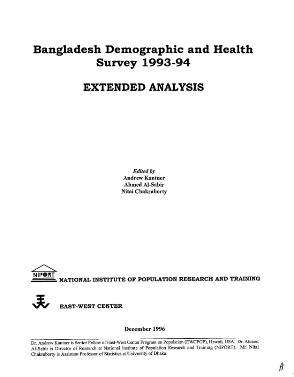 The NicaSalud network : restoring community health activities in Nicaragua after Hurricane Mitch -- a final evaluation (December 1999-October 2001)