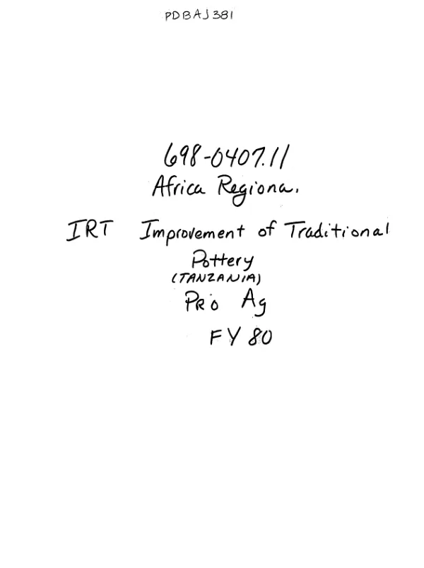 Limited scope grant project agreement between the United States of America, acting through the Agency for International Development (AID) and Ali H. Sheriff (grantee)