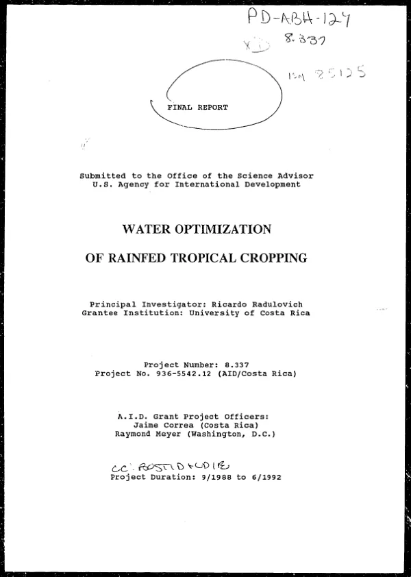 African women in development : amendment no. 2