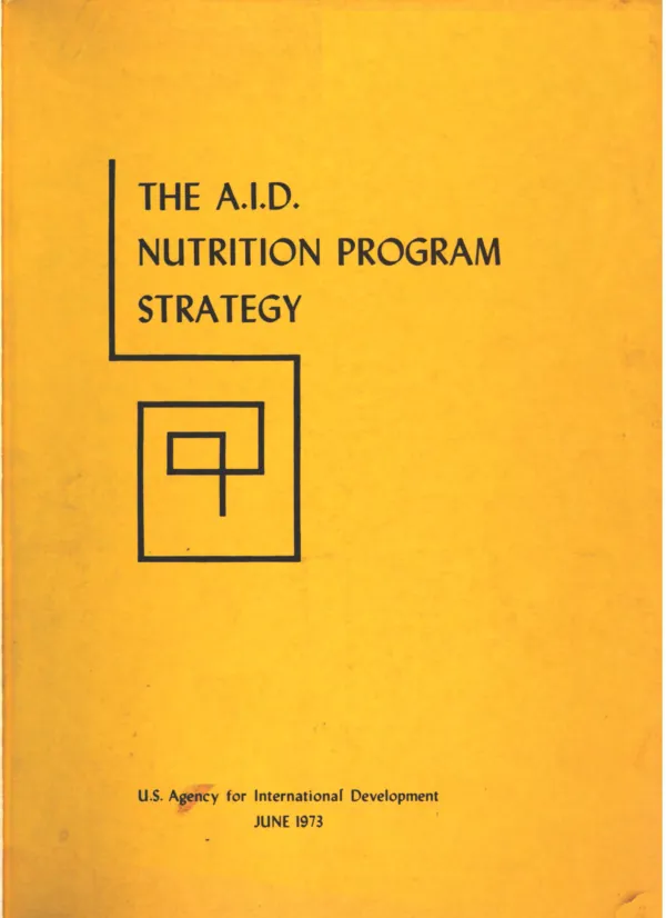 A.I.D. nutrition program strategy