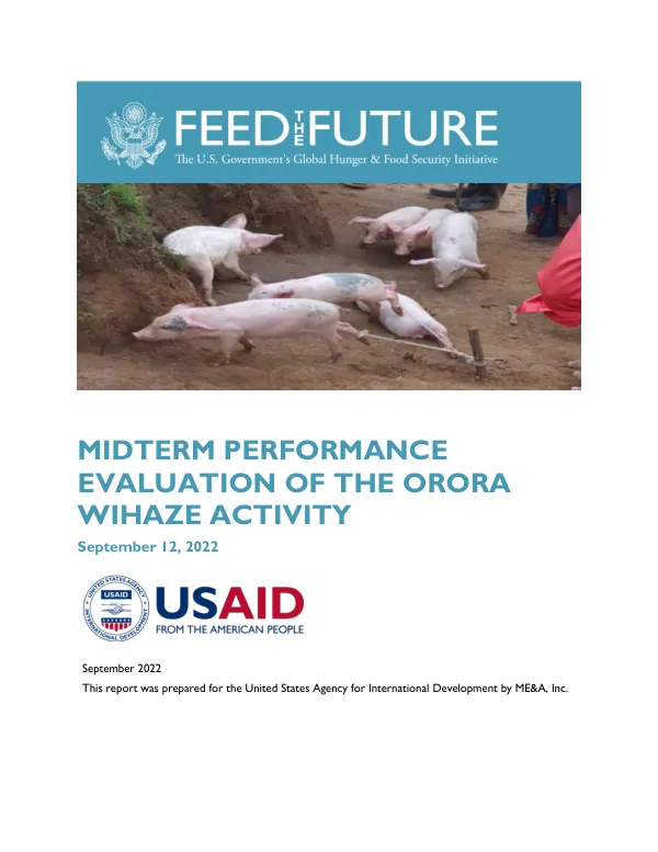 MIDTERM PERFORMANCE EVALUATION OF THE ORORA WIHAZE ACTIVITY