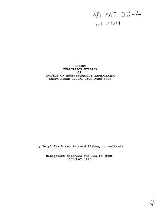 External mid-term evaluation : the small enterprise development and training project/Sierra Leone -- Opportunities Industrialization Centers International, Inc.