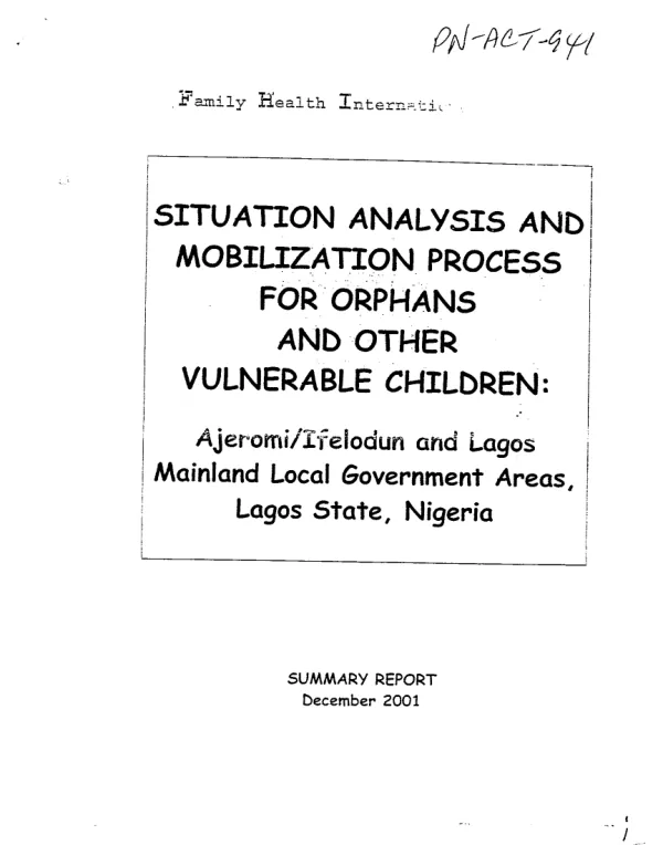 Public and private interactions in the health sector in developing countries -- phase 1 : review and concepts and literature, and preliminary field work design