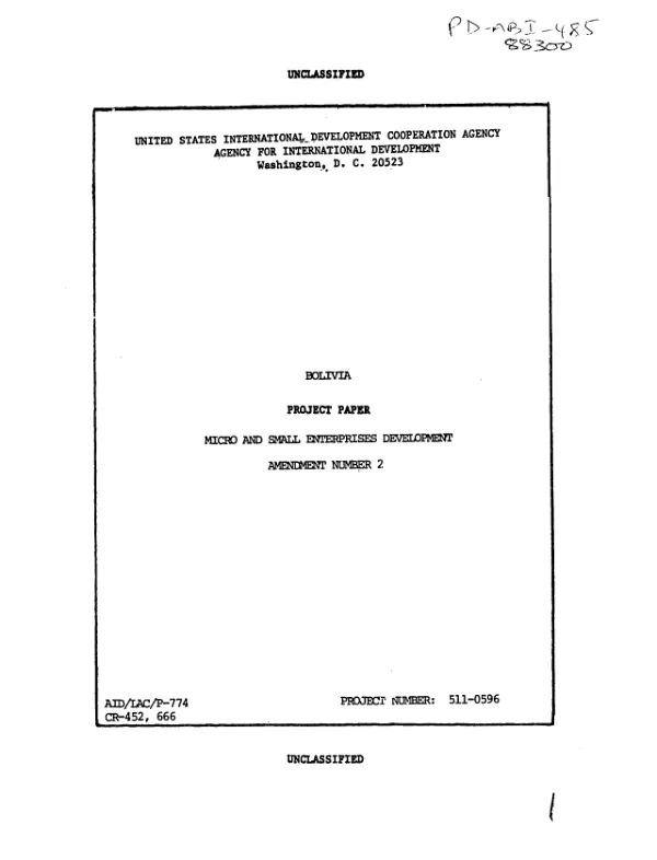 Micro and small enterprise development : amendment no. 2