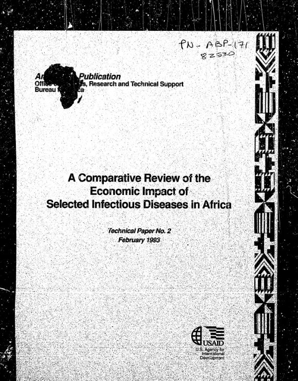 Comparative review of the economic impact of selected infectious diseases in Africa