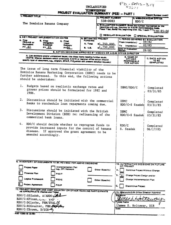 Selva economic revitalization project design : part III -- data baseline
