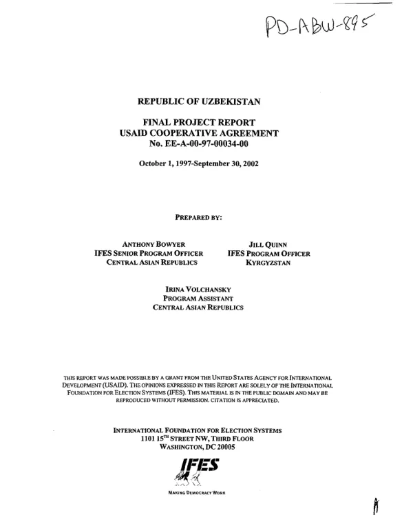 Integrated management of agricultural watersheds (IMAW) project : the role of women in natural resources management -- final report
