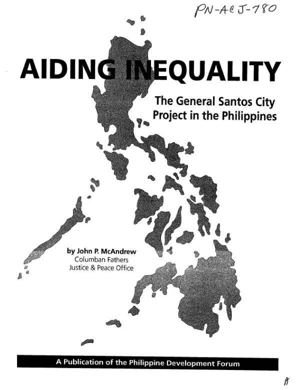 Aiding inequality : the General Santos City project in the Philippines
