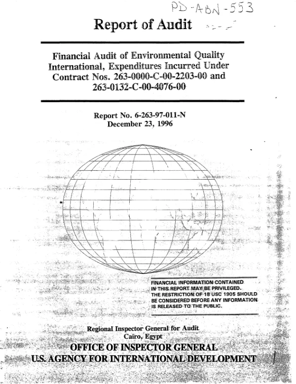 Introduction to AIDSCAP evaluation