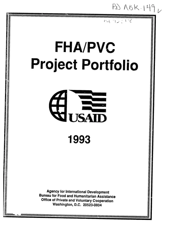 FHA/PVC project portfolio