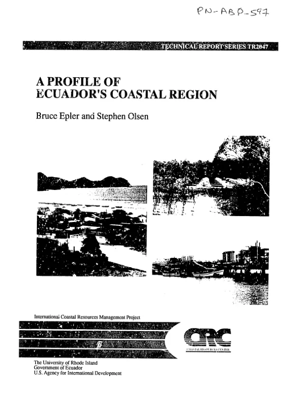 Profile of Ecuador"s coastal region