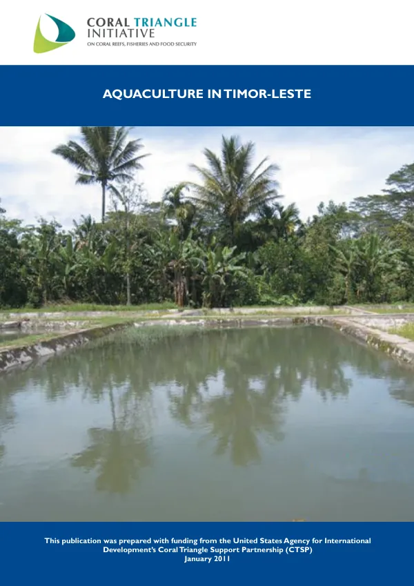 Aquaculture in Timor-Leste