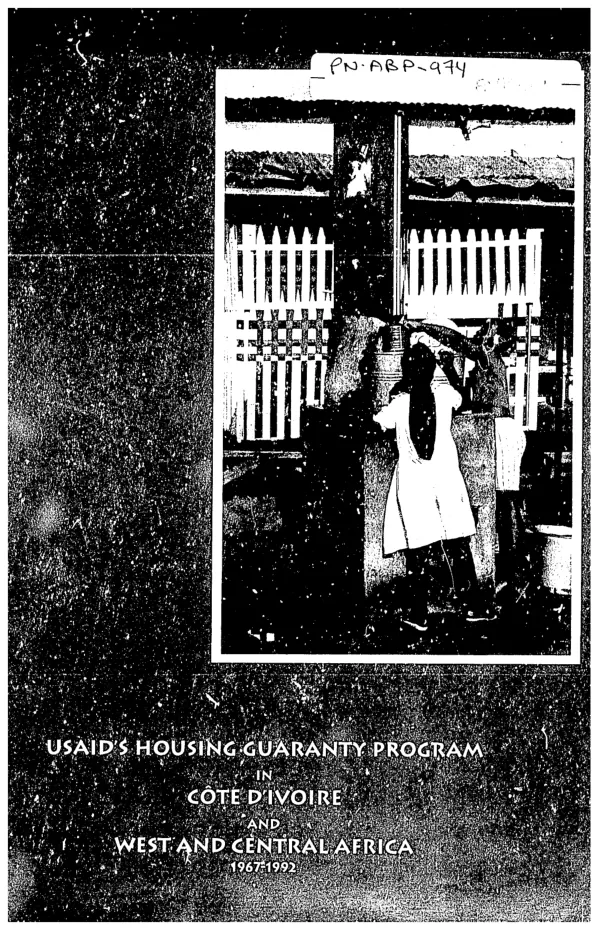 USAID"s housing guaranty program in Cote d"Ivoire and West and Central Africa, 1967-1992