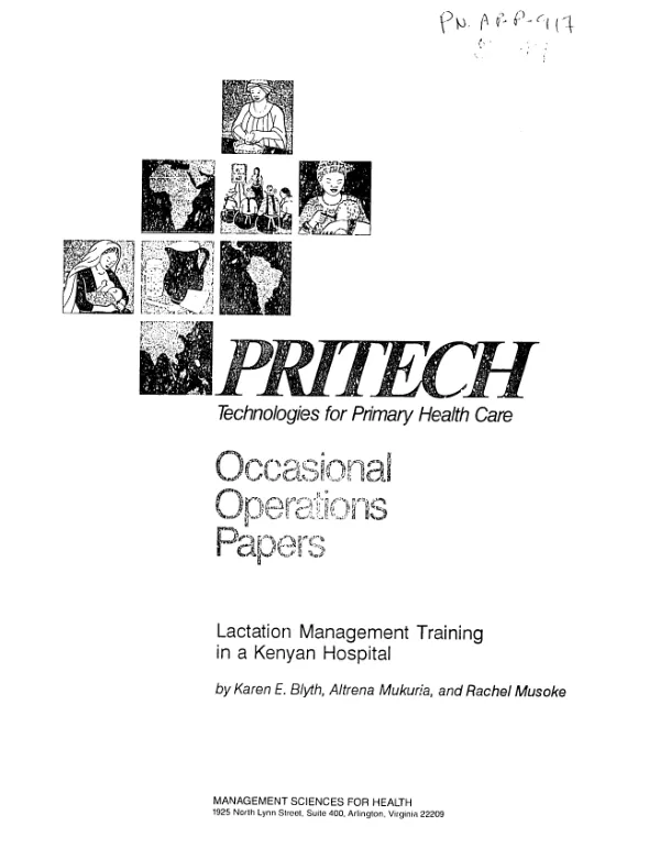 Lactation management training in a Kenyan hospital
