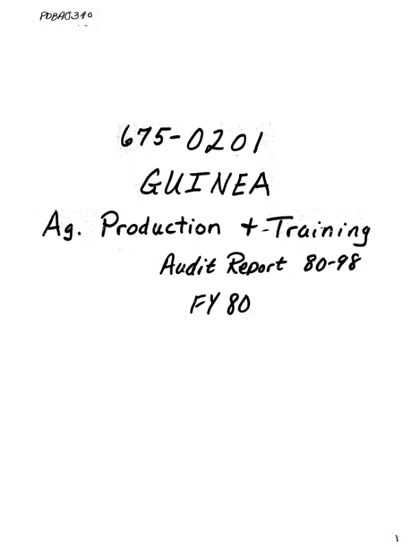 Audit report no. 80-98 : Navy Marshall and Gordon