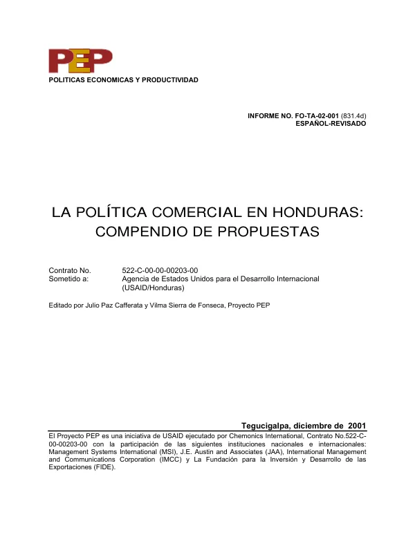 Report evaluation mission of project of administrative improvement : Costa Rican social insurance fund