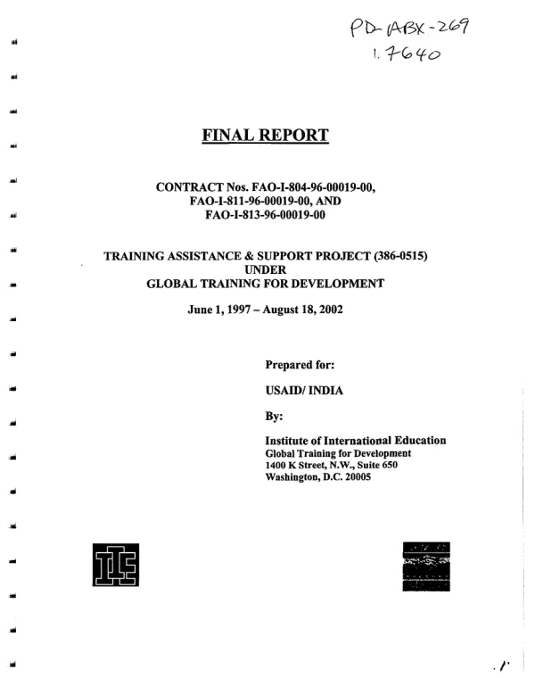 Lower Tana River : district environmental assessment report