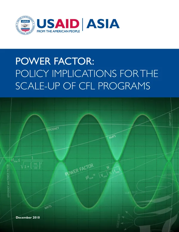 Power factor : policy implications for the scale-up of CFL programs
