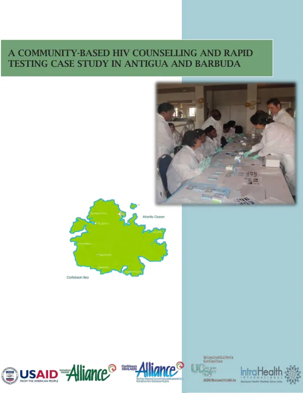 A community-based HIV counselling and rapid testing case study in Antigua and Barbuda