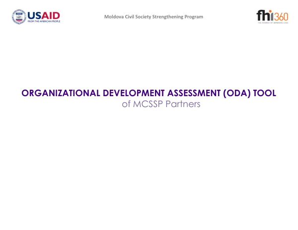 Organizational Development Assessment Tool (ODAT)