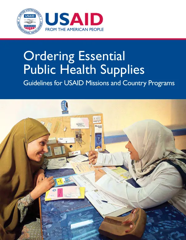 Ordering essential public health supplies : guidelines for USAID missions and country programs