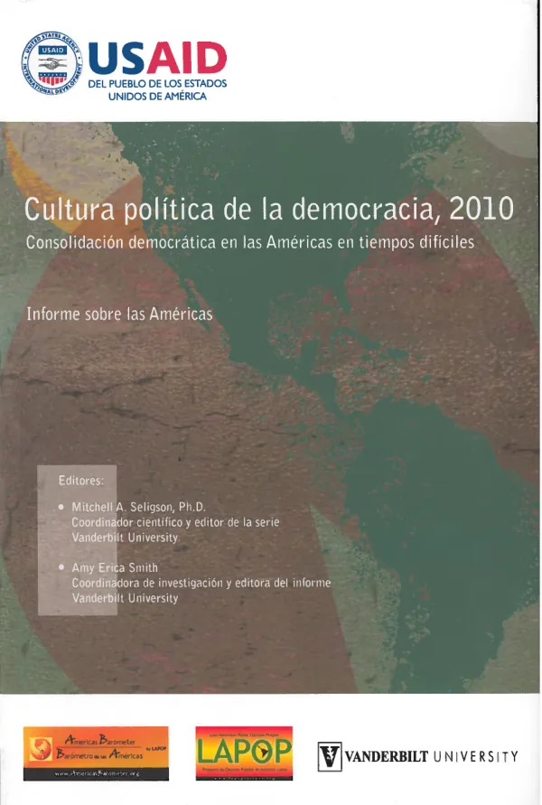 Consolidacion democratica en las Americas en tiempos difíciles : informe sobre las Americas