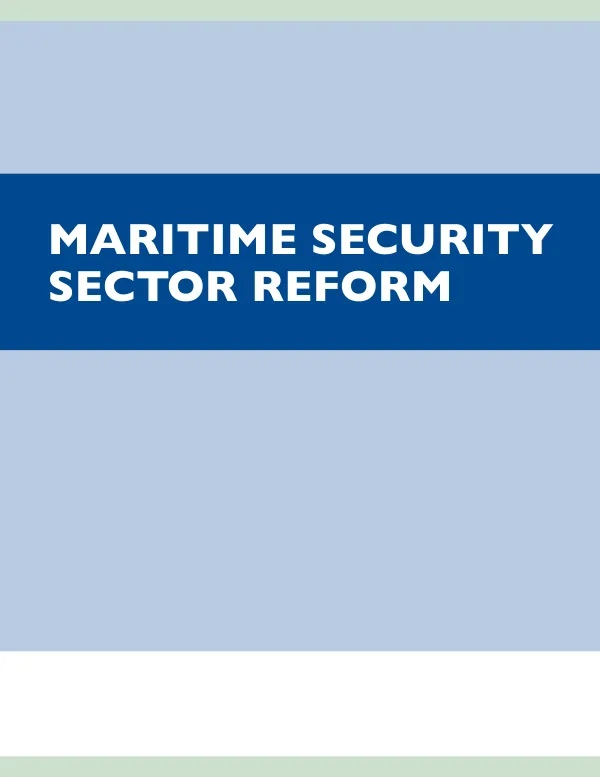 Maritime security sector reform