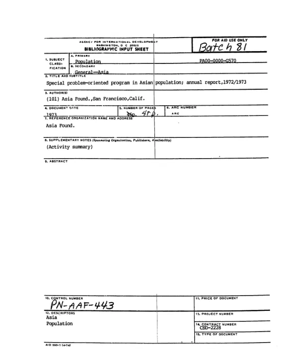 Youth development competencies program (YDCP) program evaluation report
