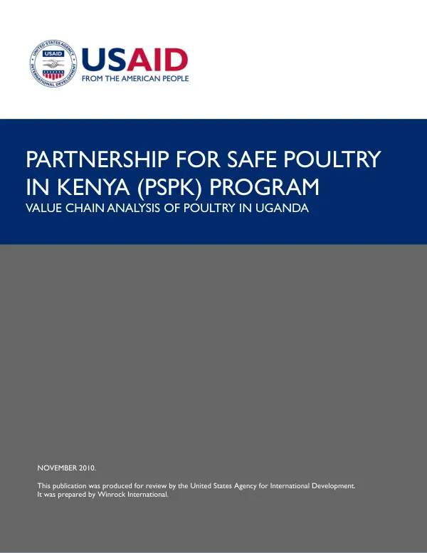 Value chain analysis of poultry in Uganda
