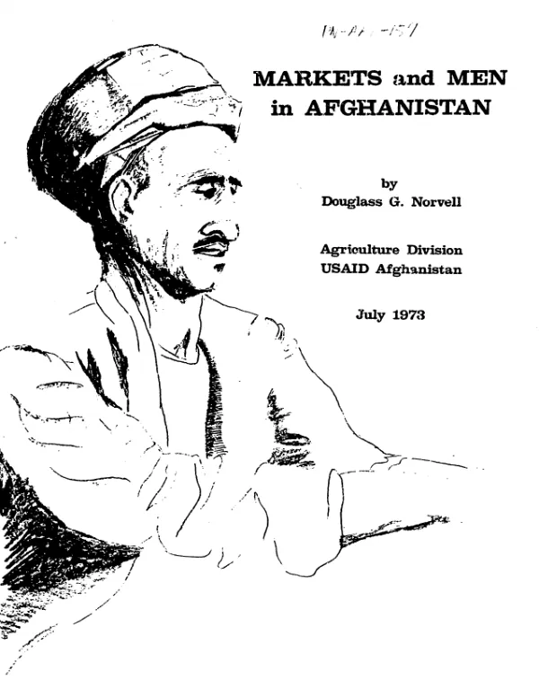 MARKETS AND MEN IN AFGHANISTAN