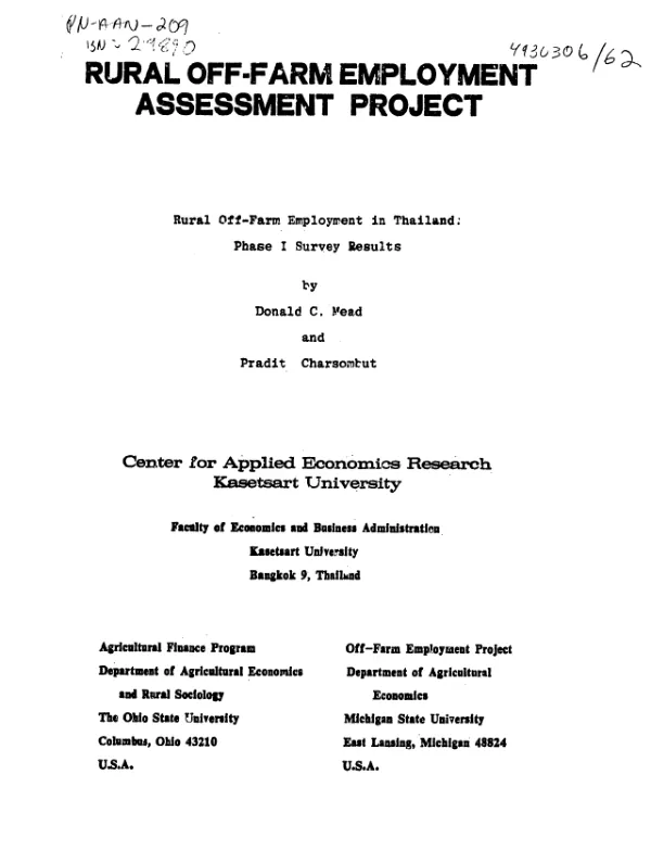 GROUNDWATER EXTRACTION AND THE WATER BALANCE