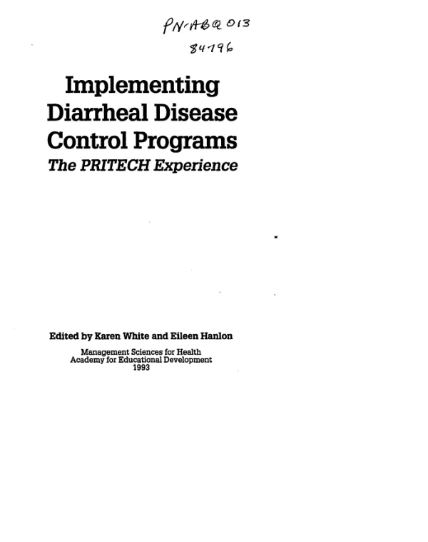 Guide for team leaders in technical assistance projects