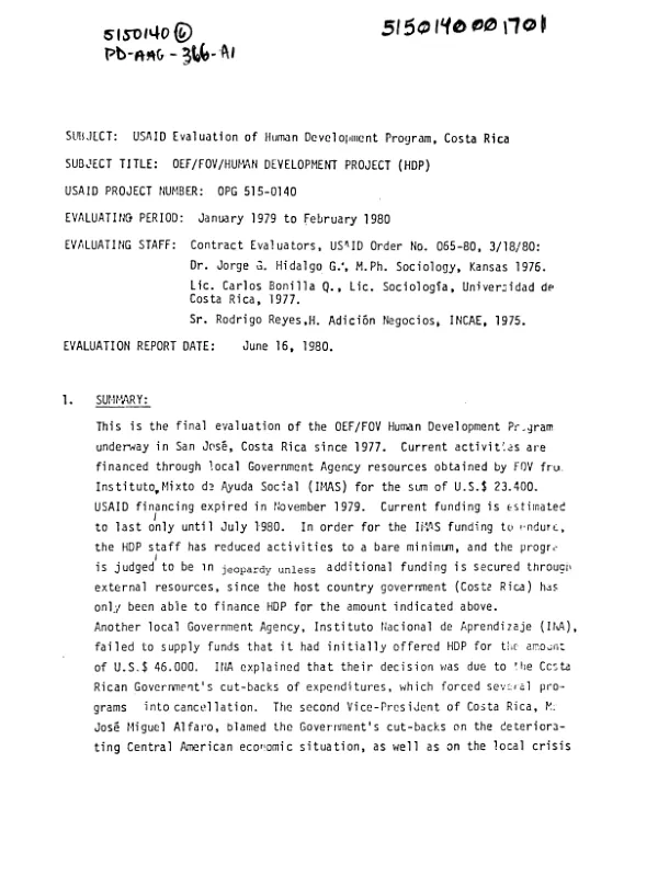 National agricultural cooperative federation, an appraisal