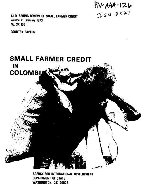 Small farmer credit in Colombia