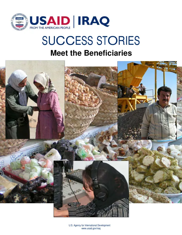 Success stories : meet the beneficiaries