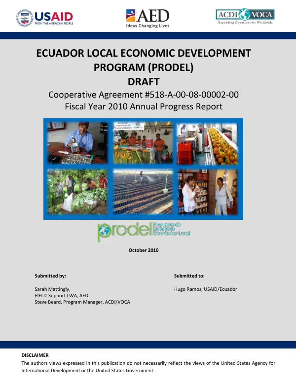Improving transport and logistics for trade : final report for the TESS special study on the impact of transport and logistics on trade competitiveness