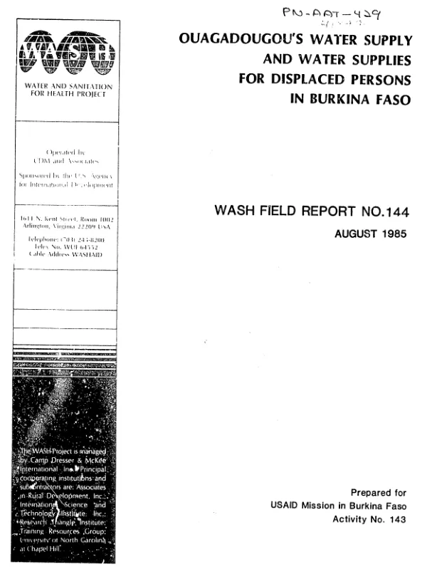 Assessment of the UNCFSP international development partnership program (cooperative agreement #HNE-A-00-98-00150-00)