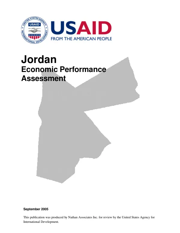 Jordan economic performance assessment
