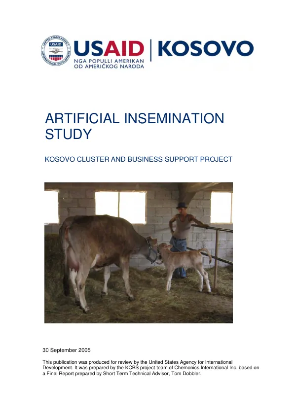 Artificial insemination study